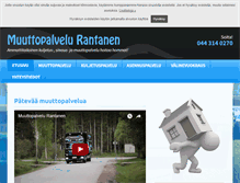 Tablet Screenshot of muuttopalvelurantanen.fi